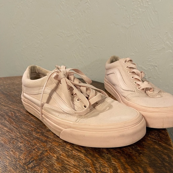 VANS off the wall old skool skaters pink womens 6.5 - Picture 2 of 8
